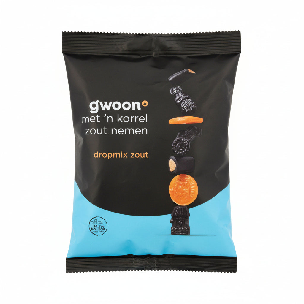 Gwoon Salted & Caramel Liquorice 400g