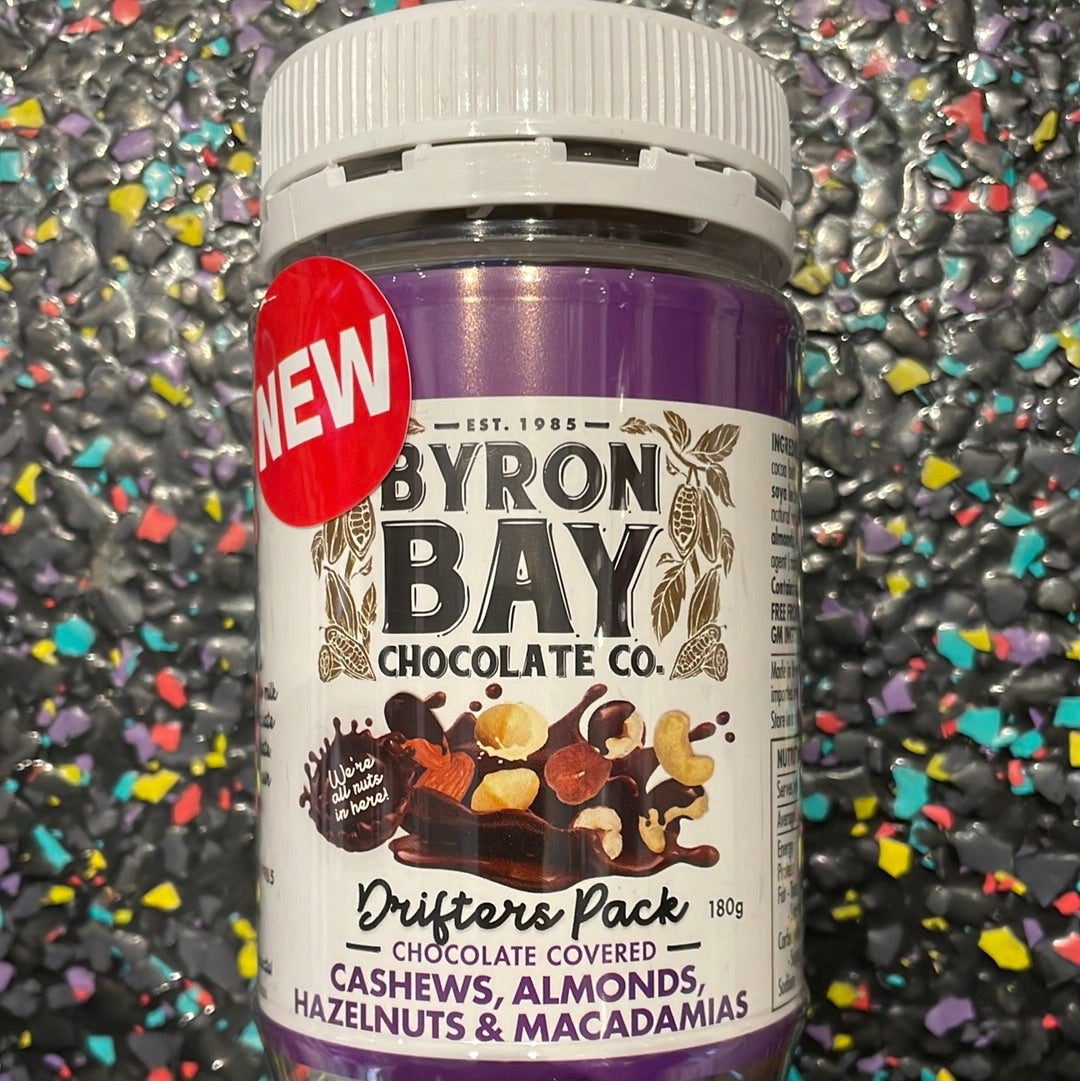 byron bay chocolate co. drifters pack 180g