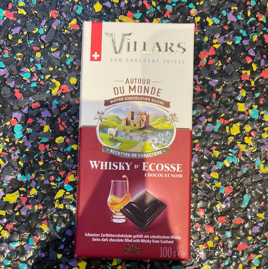 w/Scottish Whisky Dark chocolate Bar 100g