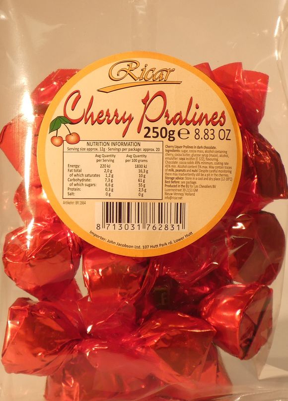 Ricar Cherry Bon Bon 250g
