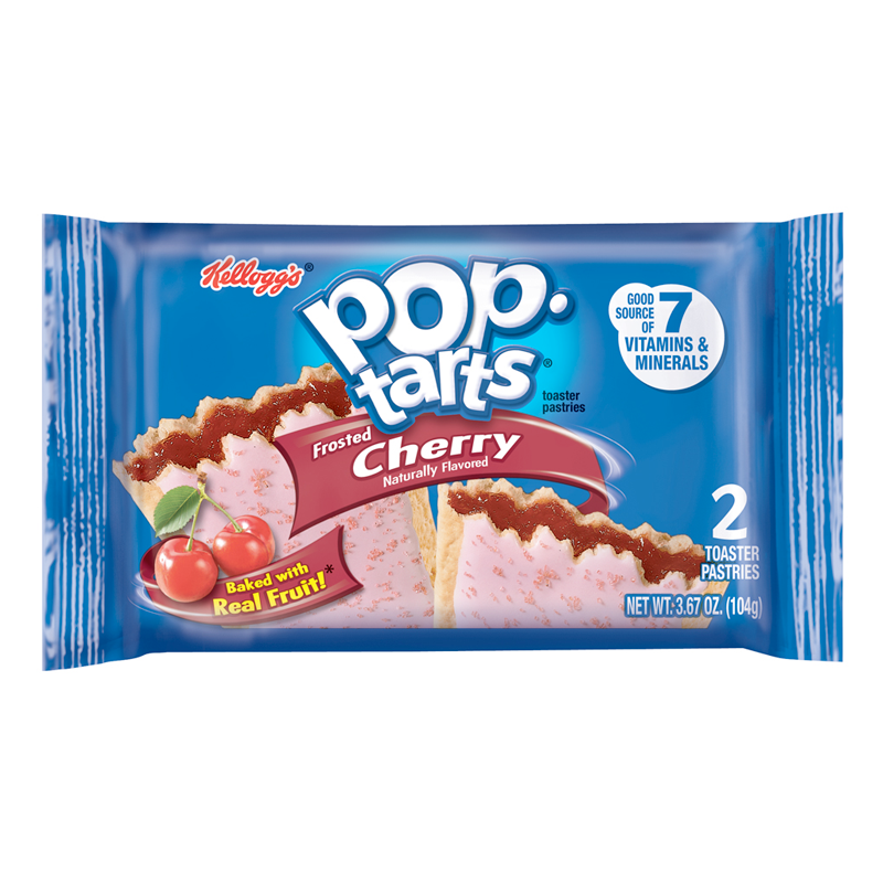 US Kelloggs Pop Tarts Cherry 104g - Tom's Confectionery Warehouse