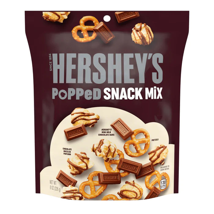 Hershey Popped Snack Mix 226g