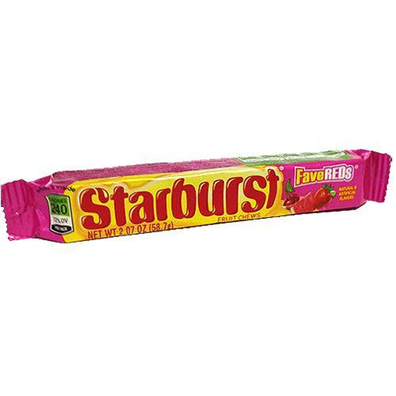 US Starburst Fave Reds 58g - Tom's Confectionery Warehouse