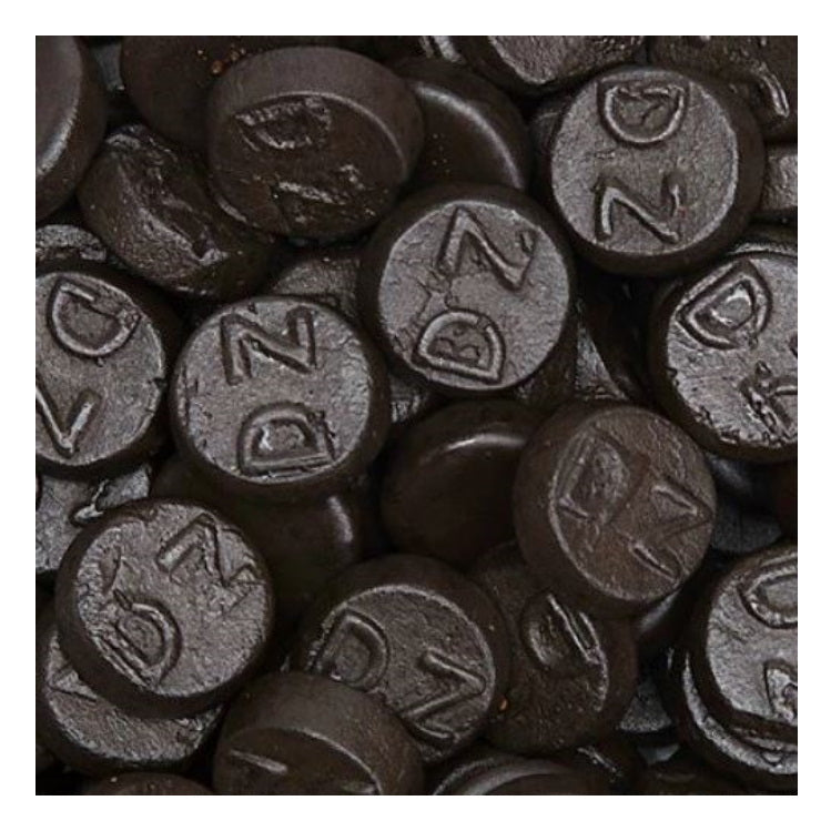 Dutch Licorice Dubbel Zout Rond 1kg
