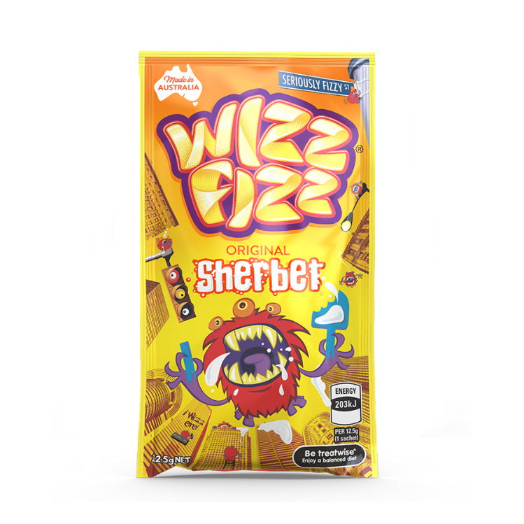 Fyna Wizz Fizz Original Sherbet - Tom's Confectionery Warehouse