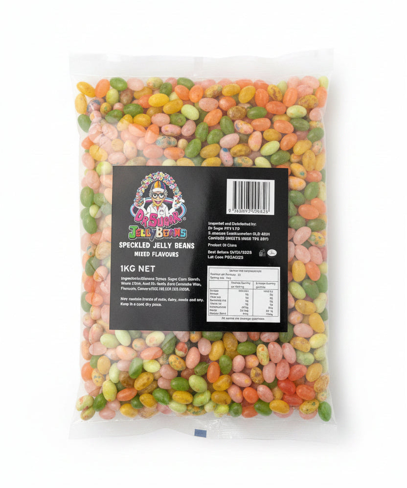 Dr Sugar - Six Colors Speckled Jelly Beans - Mixed Flavours 1kg