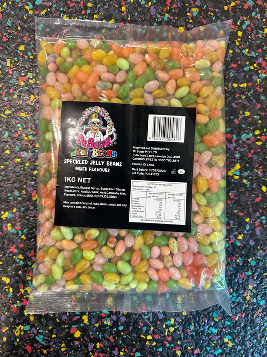 Dr Sugar - Six Colors Speckled Jelly Beans - Mixed Flavours 1kg