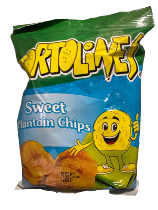 Tortoline Salted Sweet Plantain Chips 70g