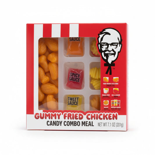 KFC Gummy Candy Fried Chicken Combo Meal 201g - Tom's Confectionery Warehouse