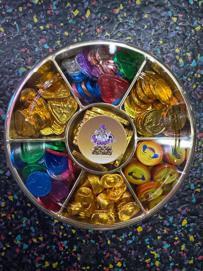 400g COIN CHOCOLATE-GOLDEN TREASURE SAMPLER