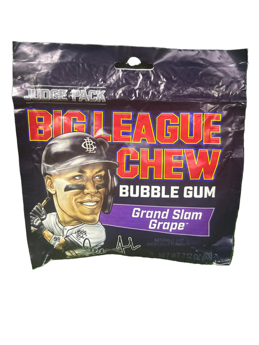 US  Big League Bubble Chew Grape 60g