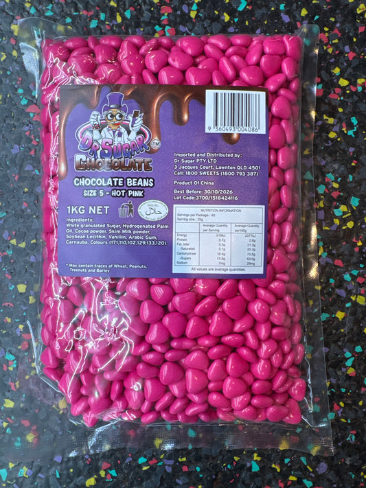 Dr Sugar Hot Pink Chocolate Heart 1kg