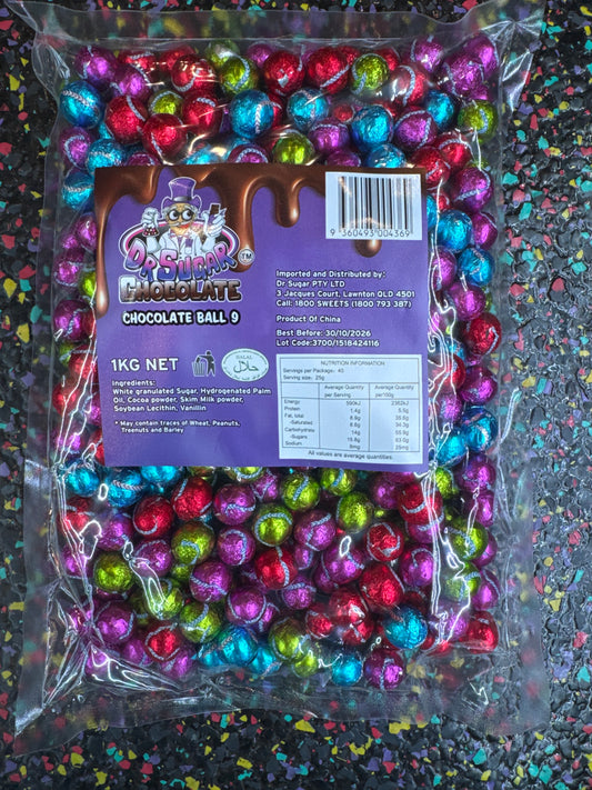 DR Sugar - Cricket Chocolate Ball (ball 9) 1kg