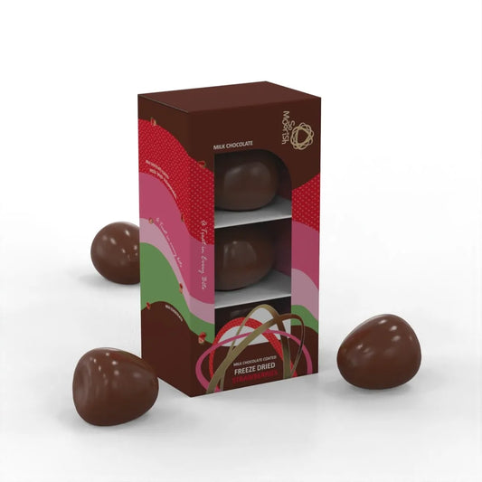 Milk Chocolate Freeze Dried Strawberries 60g