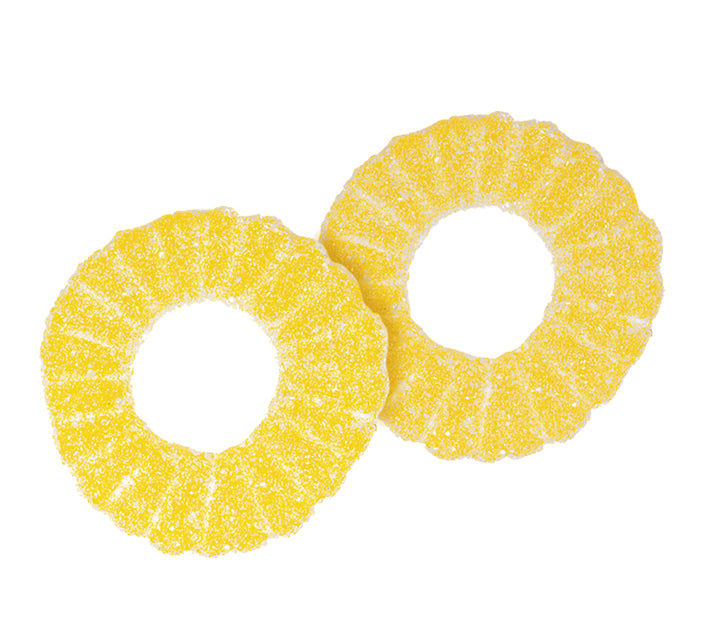 Vidal Pineapple Slices 250's 1.5Kg - Tom's Confectionery Warehouse