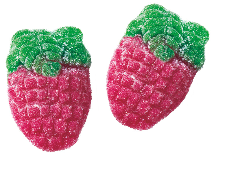 Vidal Sour Wild Strawberries 1Kg - Tom's Confectionery Warehouse