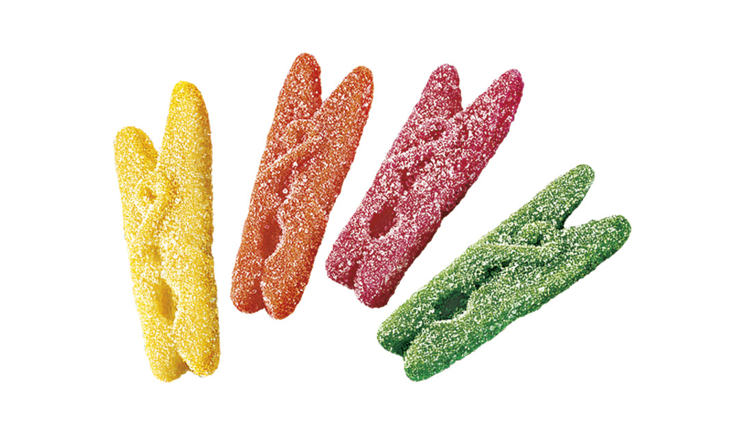 Vidal Sour Tweezers 250's 1.5Kg - Tom's Confectionery Warehouse