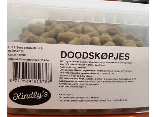 VAN LIET KINDLY SKULLS TUB 2KG