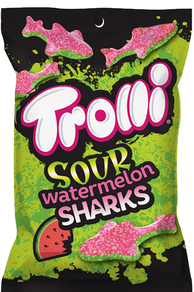Trolli Value Peg Watermelon Sharks 120g