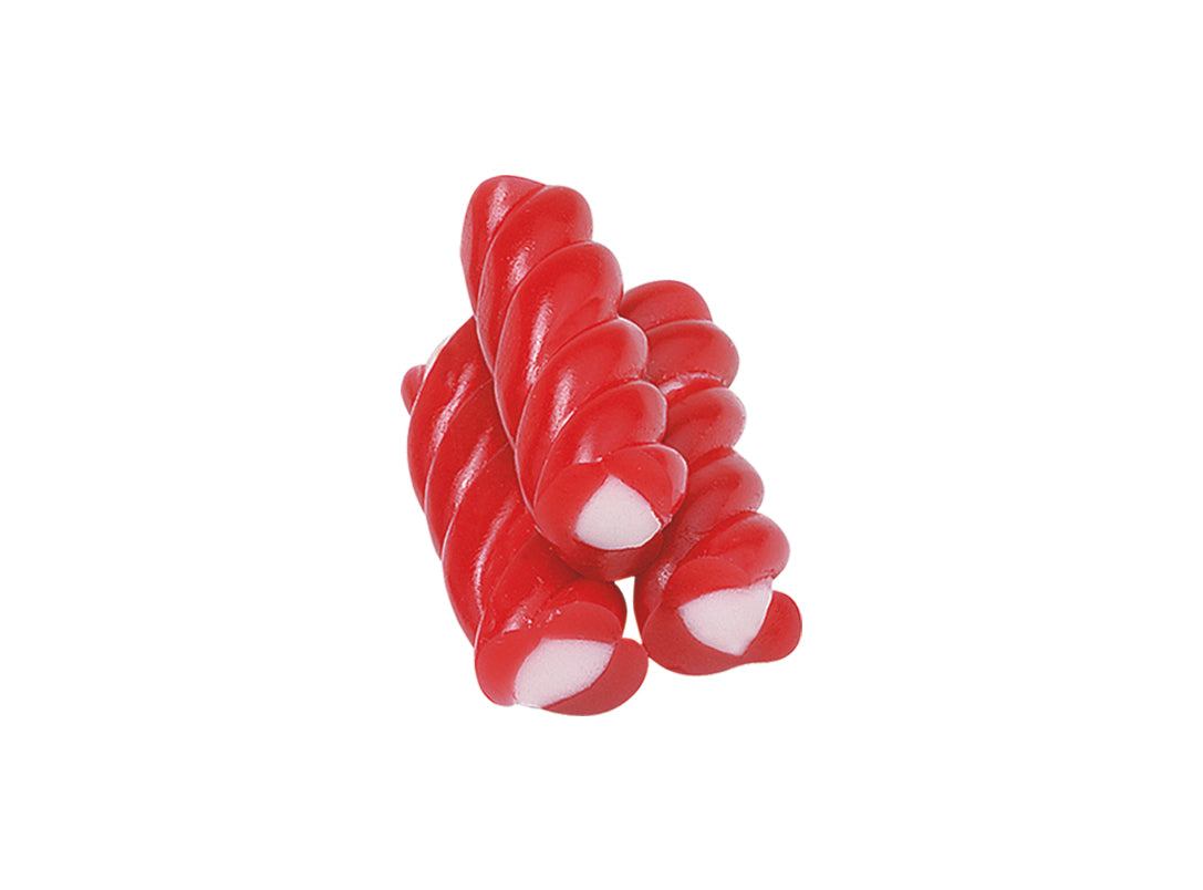 Vidal Strawberry Twisted Pencils 250's 1.6Kg - Tom's Confectionery Warehouse