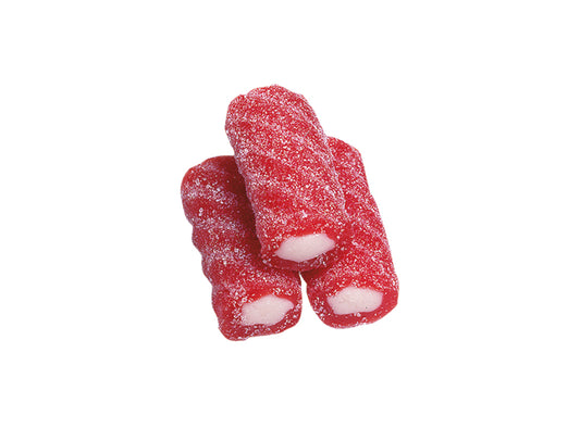 Vidal Sour Strawberry Twisted Pencils 250's 1.6Kg - Tom's Confectionery Warehouse