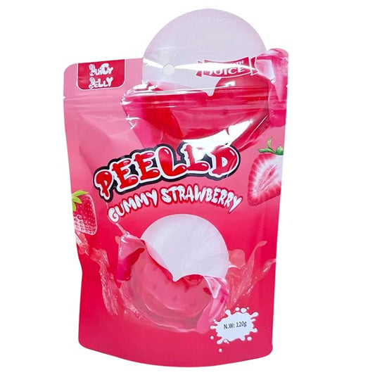 Juicy Jelly Peeled Gummy Strawberry 120g