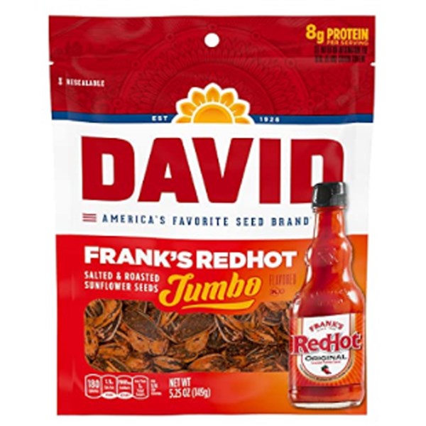 David Sunflower Seeds Franks Red Hot 149g