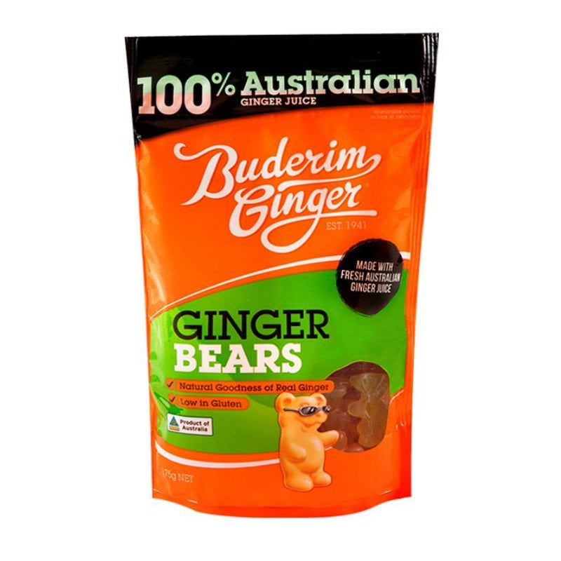 Buderim Ginger Ginger Bears 175g