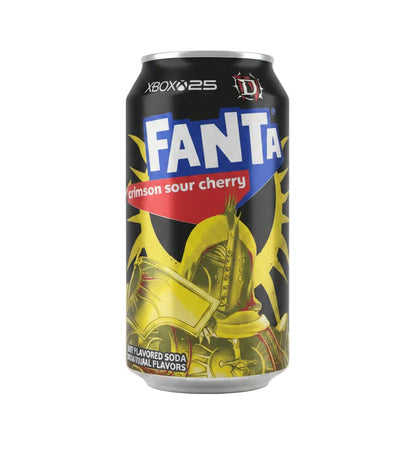 US Fanta Crimson Sour Cherry Soda Can 355m