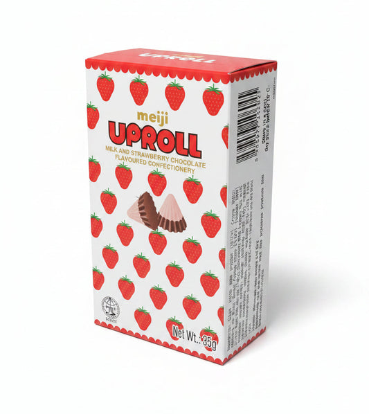 Meiji Uproll Milk & Strawberry 35g