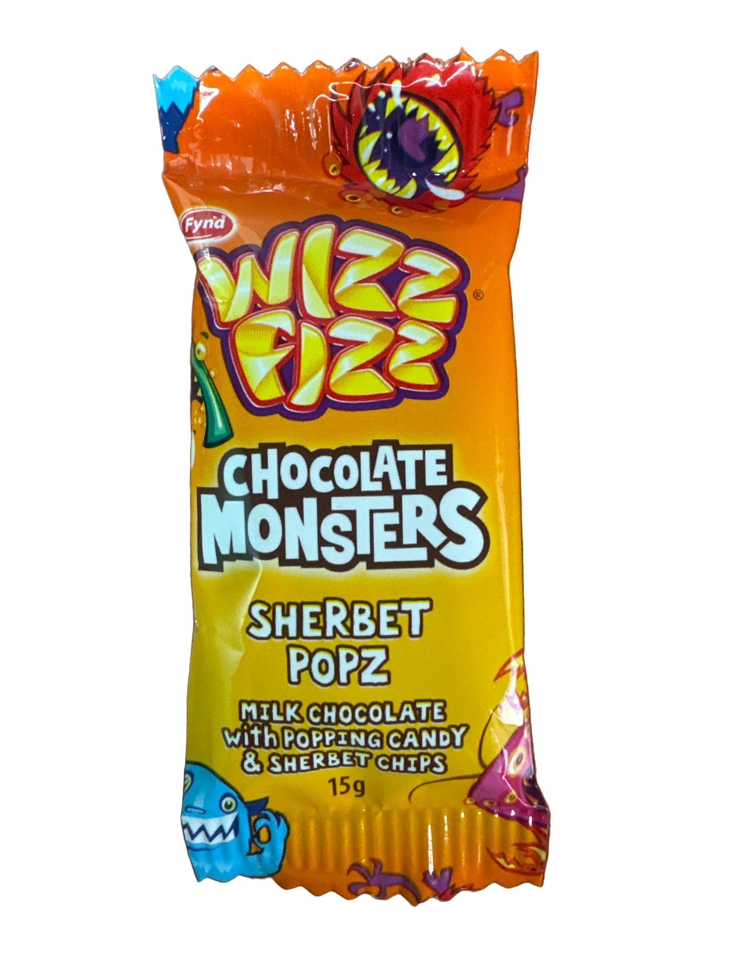 Wizz Fizz Chocolate Monsters 15g