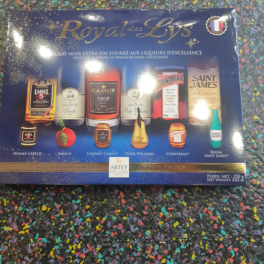 Royal des lys liquer assortment Dk 250g