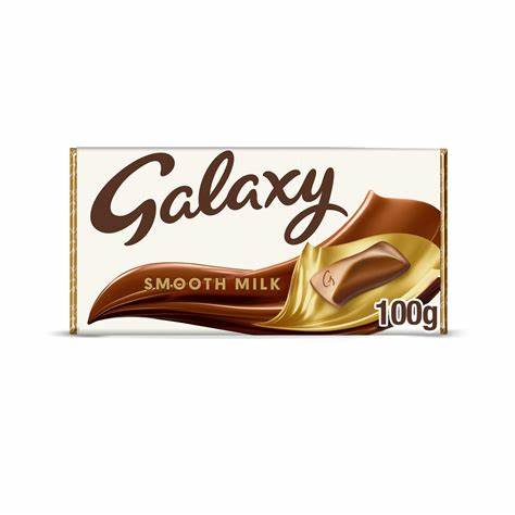 UK Galaxy Smooth Milk Block 100g