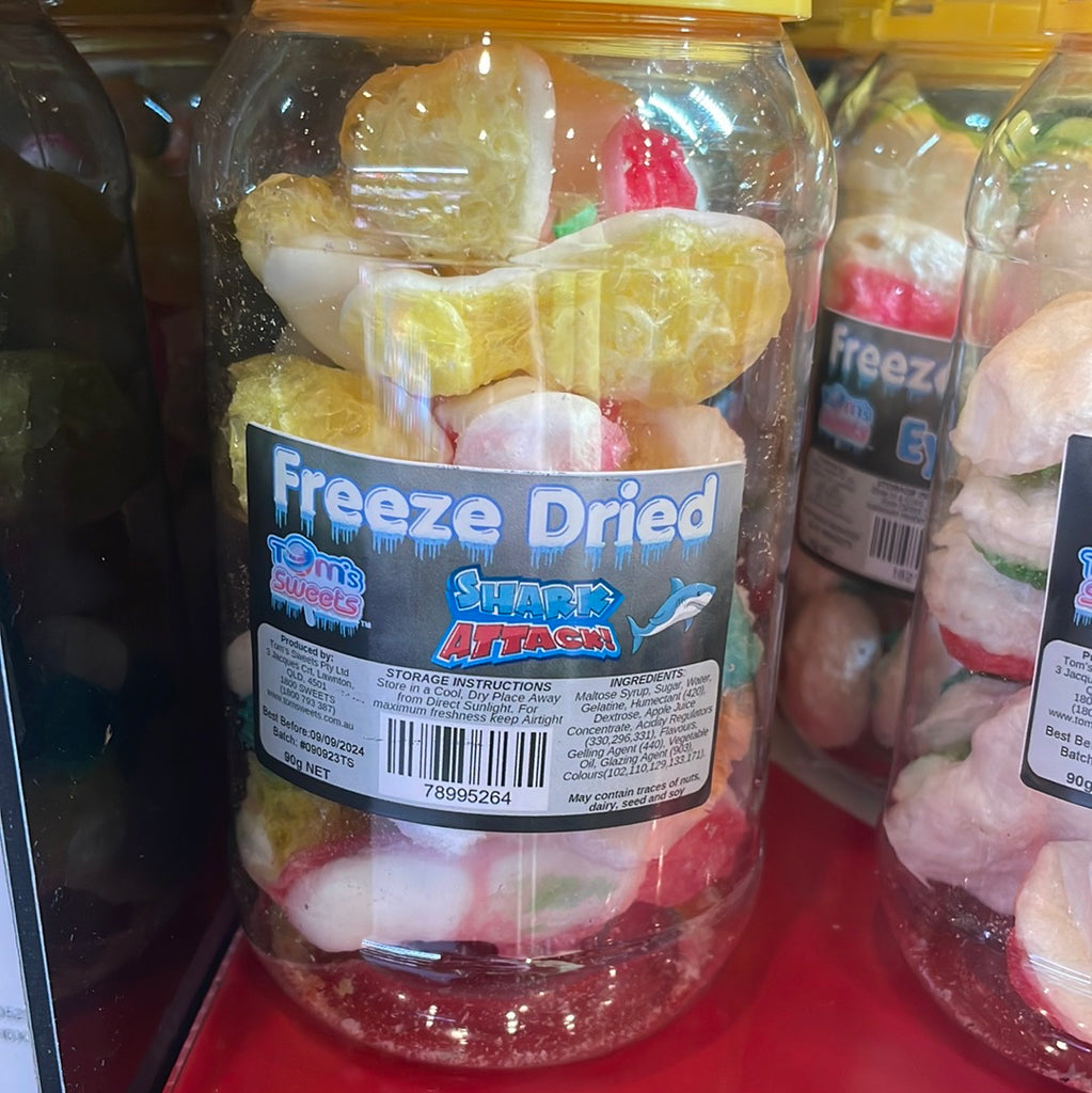 Tom’s Freeze dried Shark Attack Tom's Confectionery Warehouse