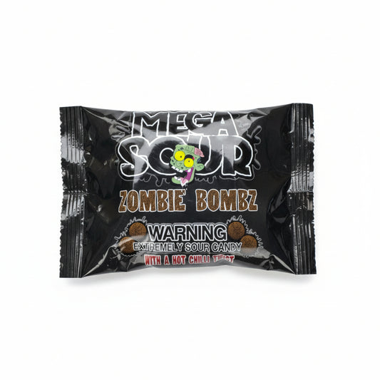Barnetts Mega Sour Candy Zombie Bombz With Hot Chilli Twist 104g