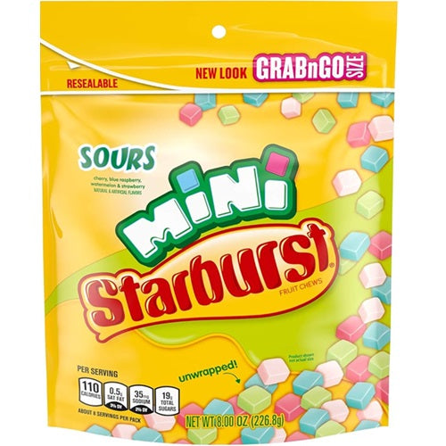 Starburst Mini Sour Chews 226g