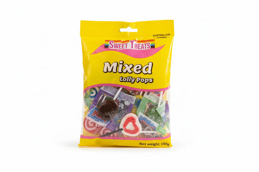 Sweet Treat Mixed Lollypops 144g