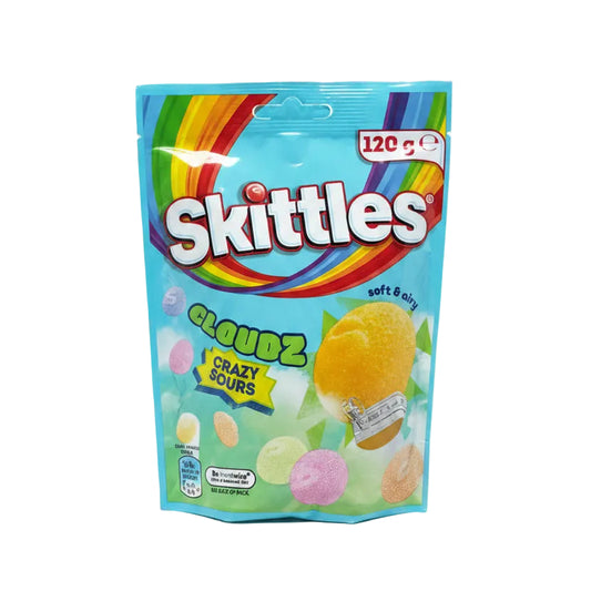 Skittles Sours Cloudz Chewy Lollies 120g