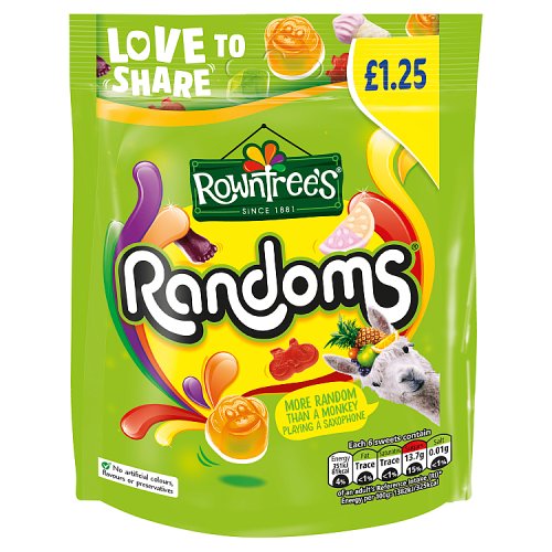 ROWNTREES RANDOMS POUCH PM 120G