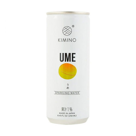 KIMINO Ume CAN Sparkling Water Mikan 350ml - Tom's Confectionery Warehouse