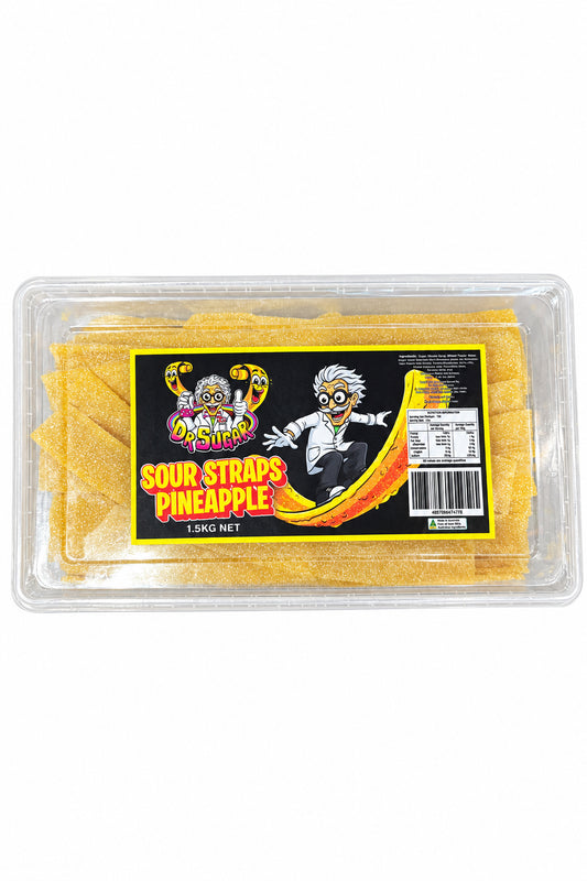 Dr Sugar Sour Straps Pineapple 1.5kg