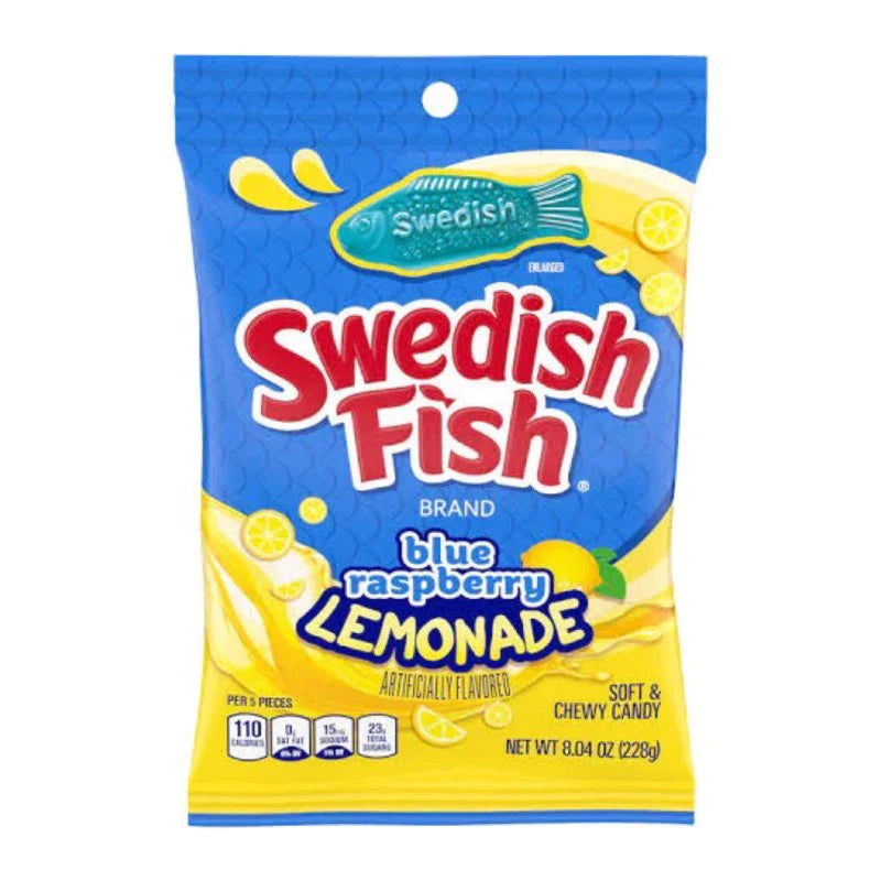 SWEDISH FISH BLUE LEMONADE 228G