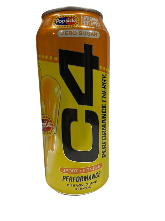 C4 Energy Hawaiian Pineapple Zero Sugar 473ml