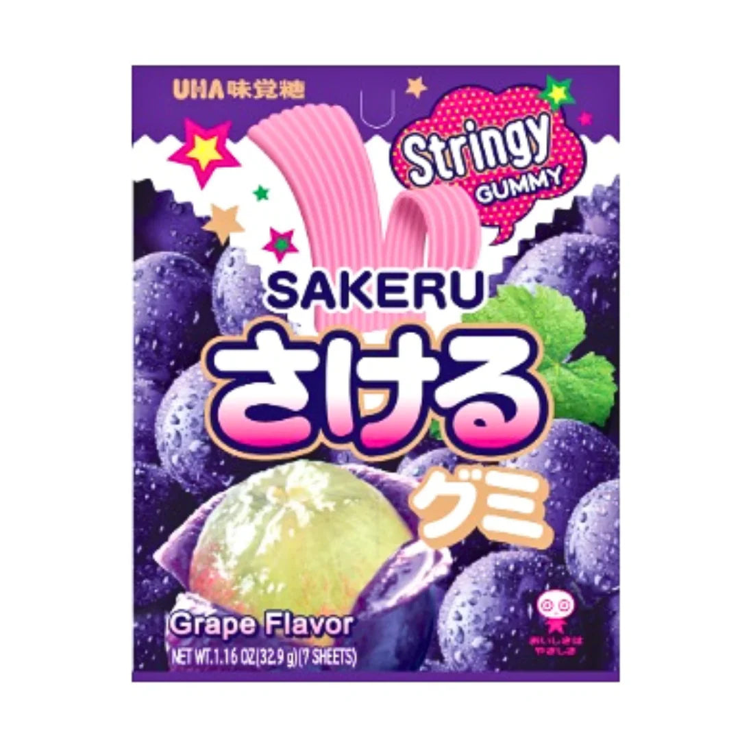 UHA Sakeru Gummy Grape 32.9g