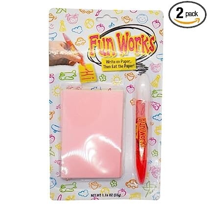 Fun Works Write on Paper Candy 33g – Tom's Confectionery Warehouse