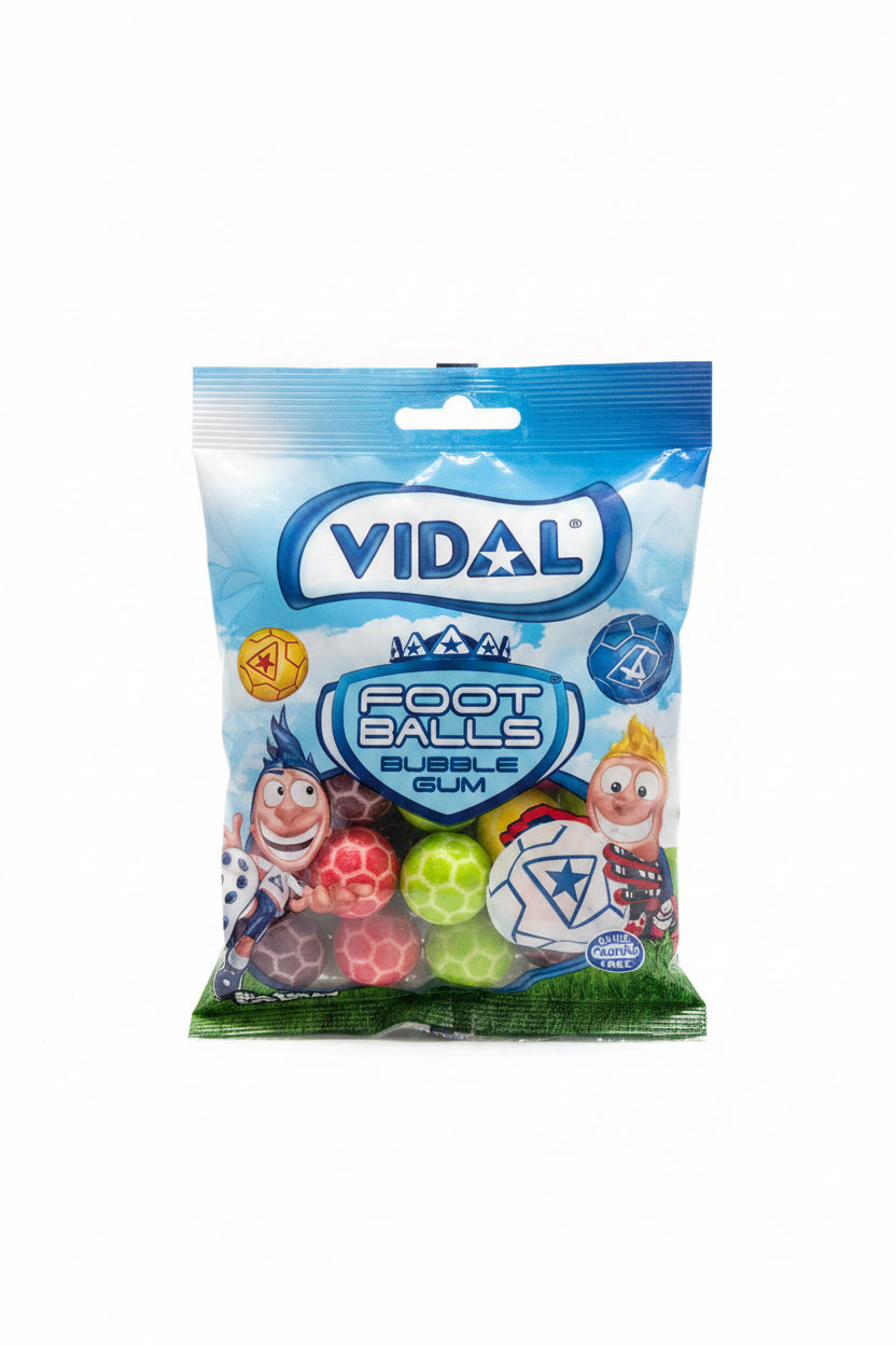Vidal Footballs Bubble Gum 90g