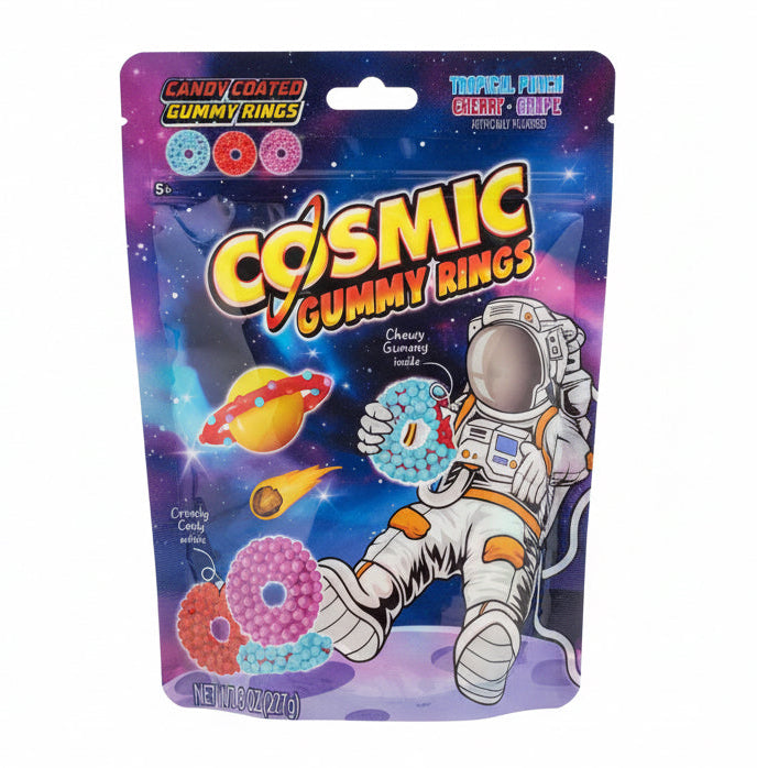 Cosmic Gummy Rings 227g - Tom's Confectionery Warehouse