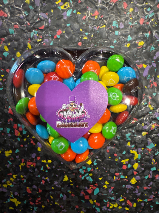80g CHOCOLATE BEANS BUTTON-HEART
