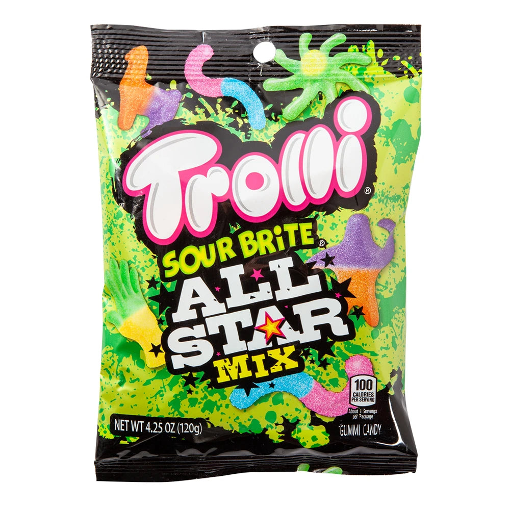 Trolli Sour Brite All Star Mix Peg Bag