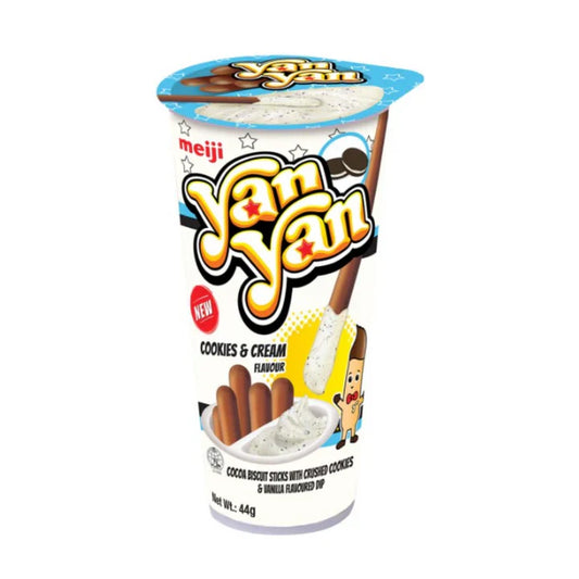 Meiji Yan Yan Biscuit Cookie and Cream 44g